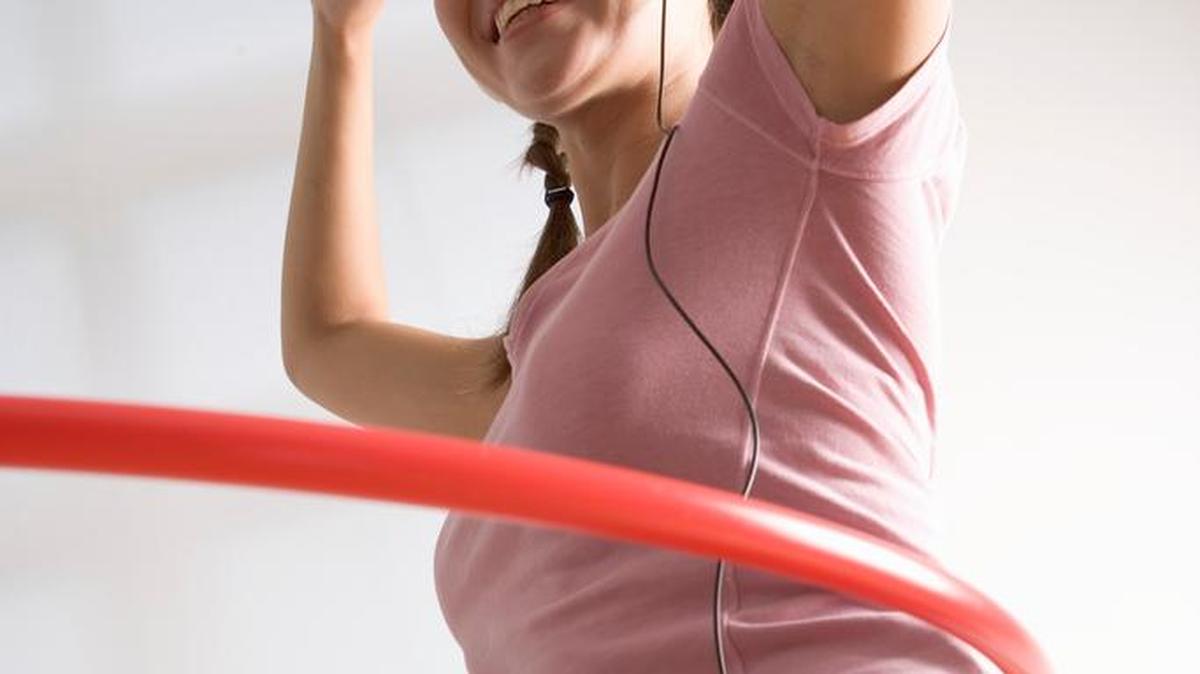 Adults should get an appropriately sized hoop.