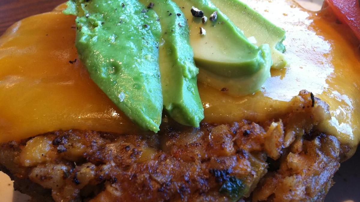 Veggie burger at Press Cafe