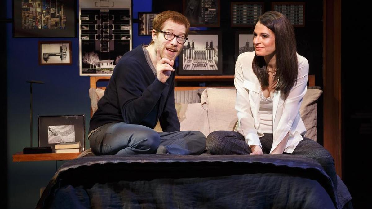 Anthony Rapp and Jackie Burns in ‘If/Then’