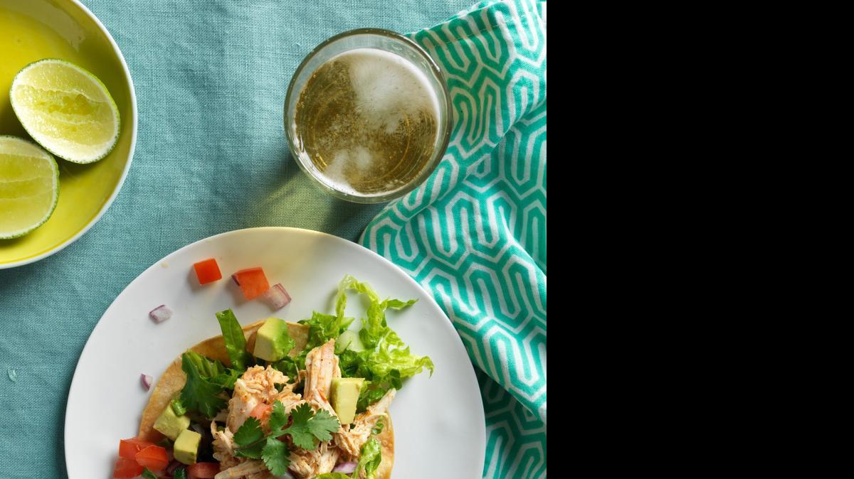 
Chicken Tostada Salad: Ready in 25 minutes, this dish is perfect for a light summer meal. 
