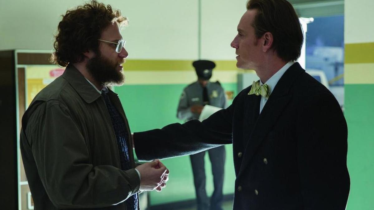 
Seth Rogen and Michael Fassbender in ‘Steve Jobs’
