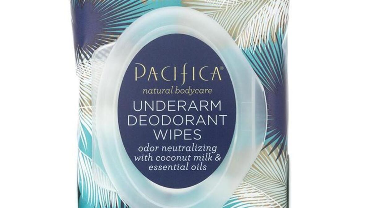 Pacifica Underarm Deodorant Wipes, $8.99, Target.