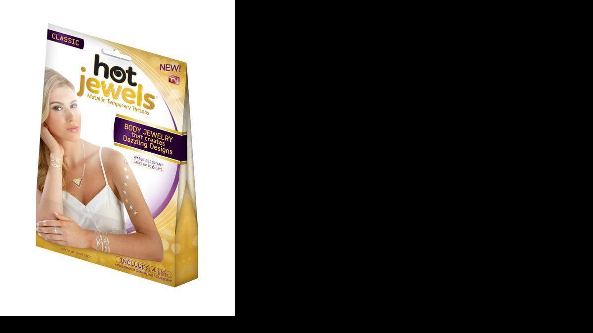 Hot Jewels metallic tattoos