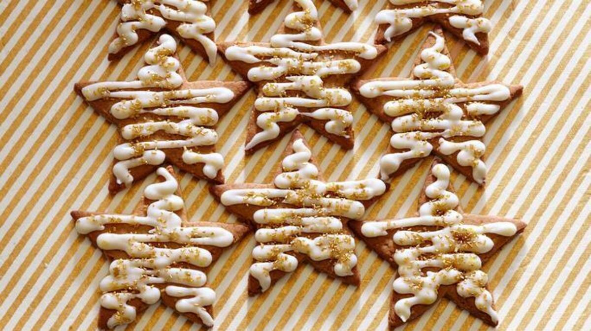 Cinnamon-Almond Stars: Rolled and cut from a Marsala-infused dough, these cookies also get their tasty, old-school Italian goodness from light-brown sugar and finely ground almonds.