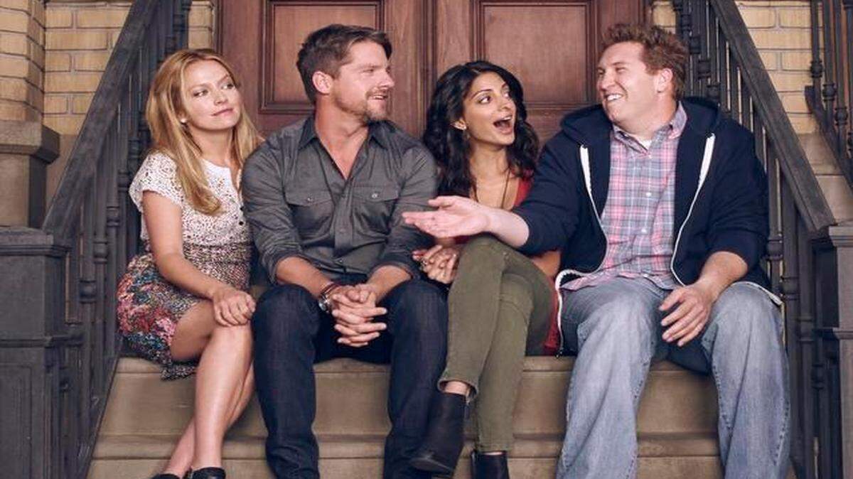 

Becki Newton, Zachary Knighton, Meera Rohit Khumbhani and Nate Torrence, from left, in Weird Loners.


