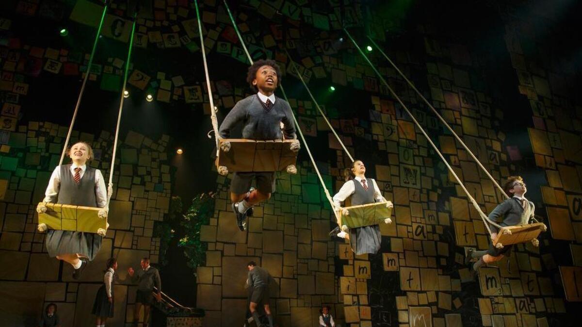 
The ‘When I Grow Up’ number in ‘Matilda the Musical’ at AT&T Performing Arts Center
