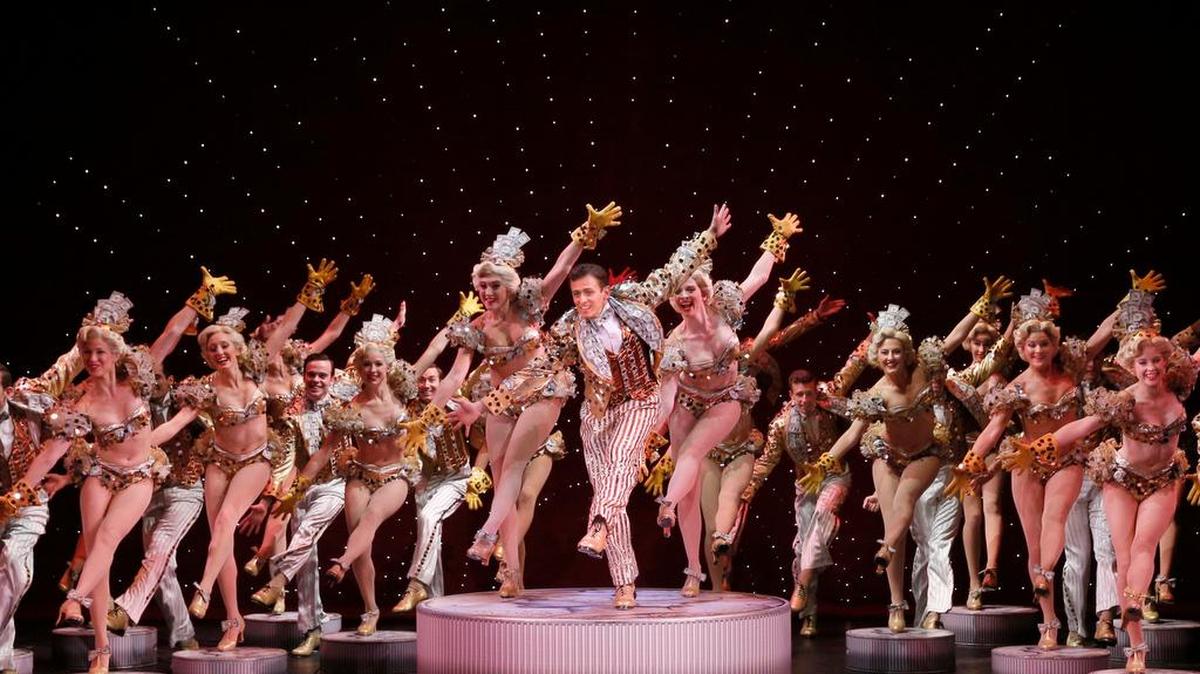 Blake Stadnik as Billy Lawlor performing ‘We’re in the Money’ along with the cast of ‘42nd Street’