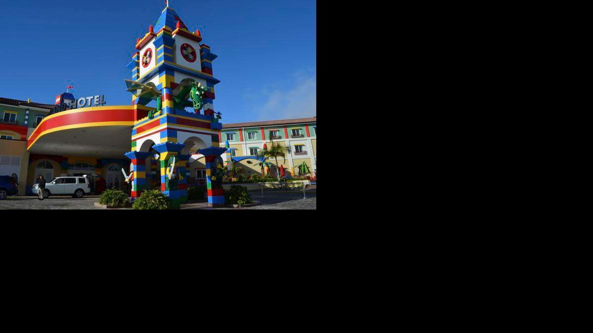 
The Legoland Hotel in Carlsbad, Calif., is only about 50 steps from the park itself. It's a quirky, though not cheap, place: Nightly rates run from $250 to $349, plus a fee. (Sam McManis/Sacramento Bee/TNS) 
