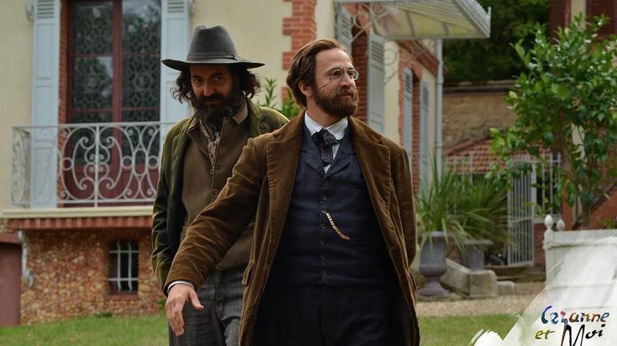 Guillaume Canet and Guillaume Gallienne in “Cézanne et Moi”
