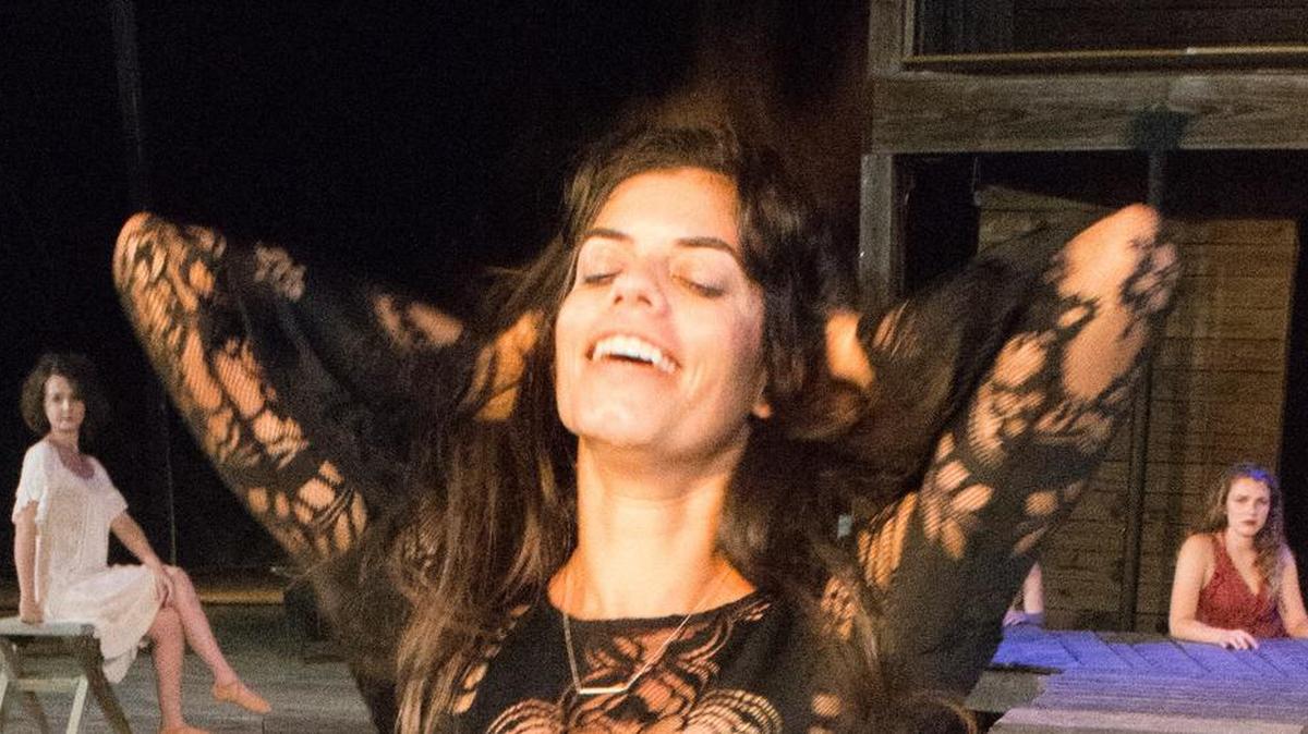 Carmen Scott as Luna in The Lake Worth Monster