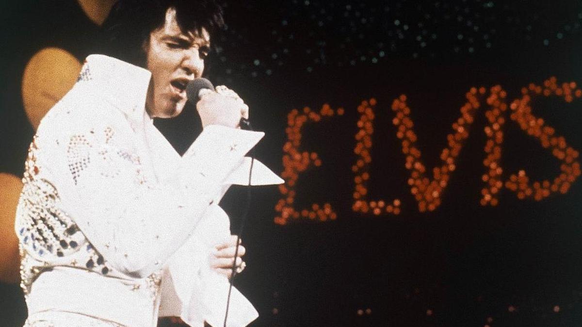 Elvis Presley in 1972 AP file photo