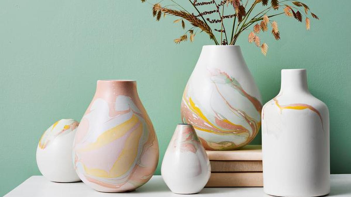 It’s simple to make these one-of-a-kind ceramics with any color palette you choose.