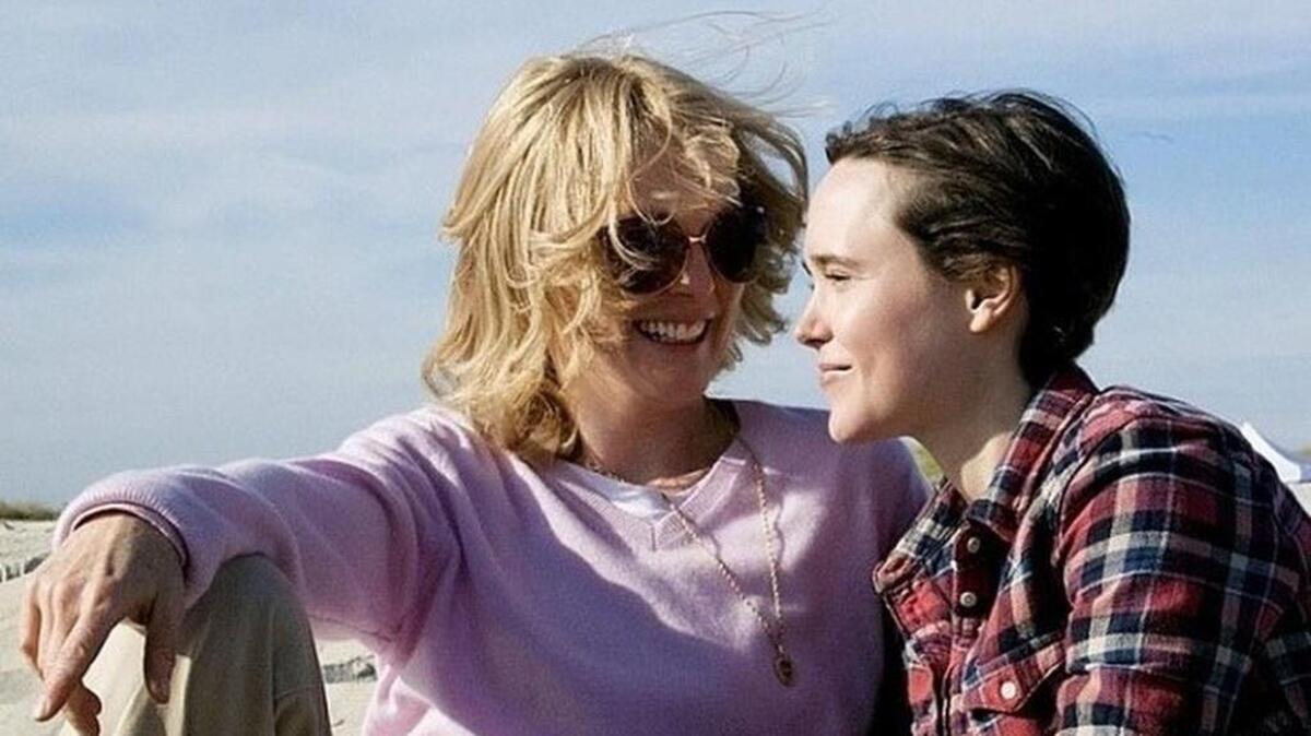 
Julianne Moore and Ellen Page in ‘Freeheld’
