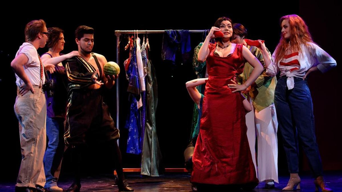 Loagan Hudson, Suzann Shultz, Alexander Sauceda, Emma Montes, Haven Isom in ‘Women on the Verge of a Nervous Breakdown’