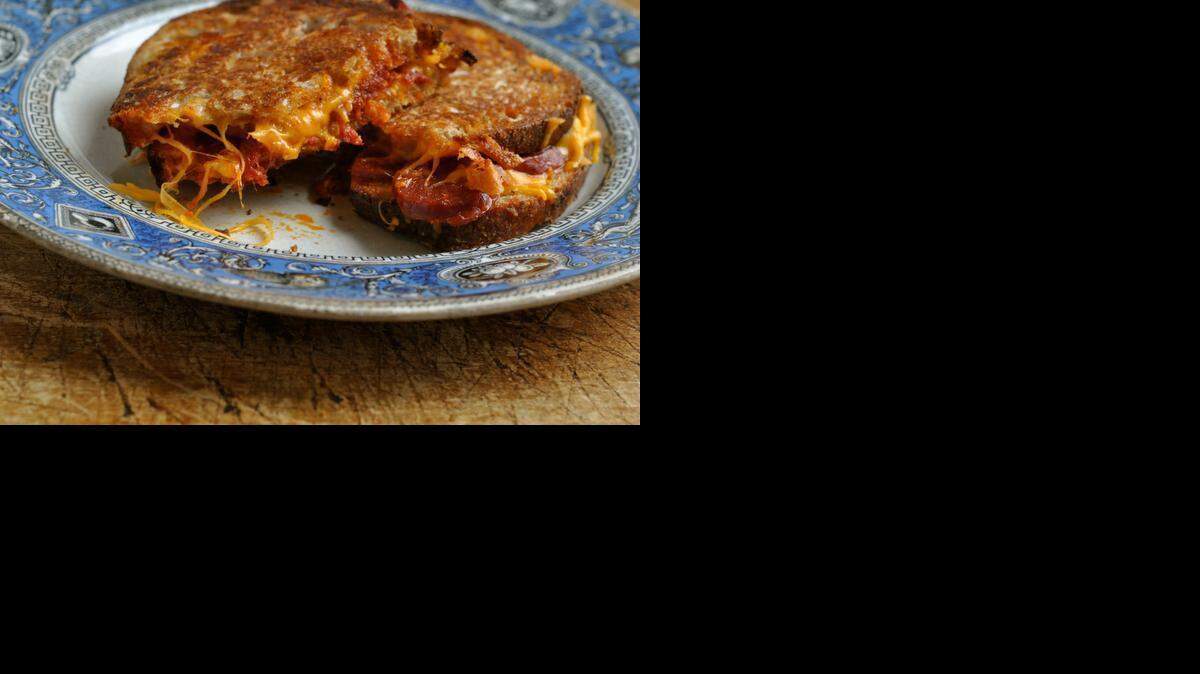 
Cast-iron skillet chorizo and cheddar paninis are everything a sandwich ought to be – spicy, cheesy, and crispy.
