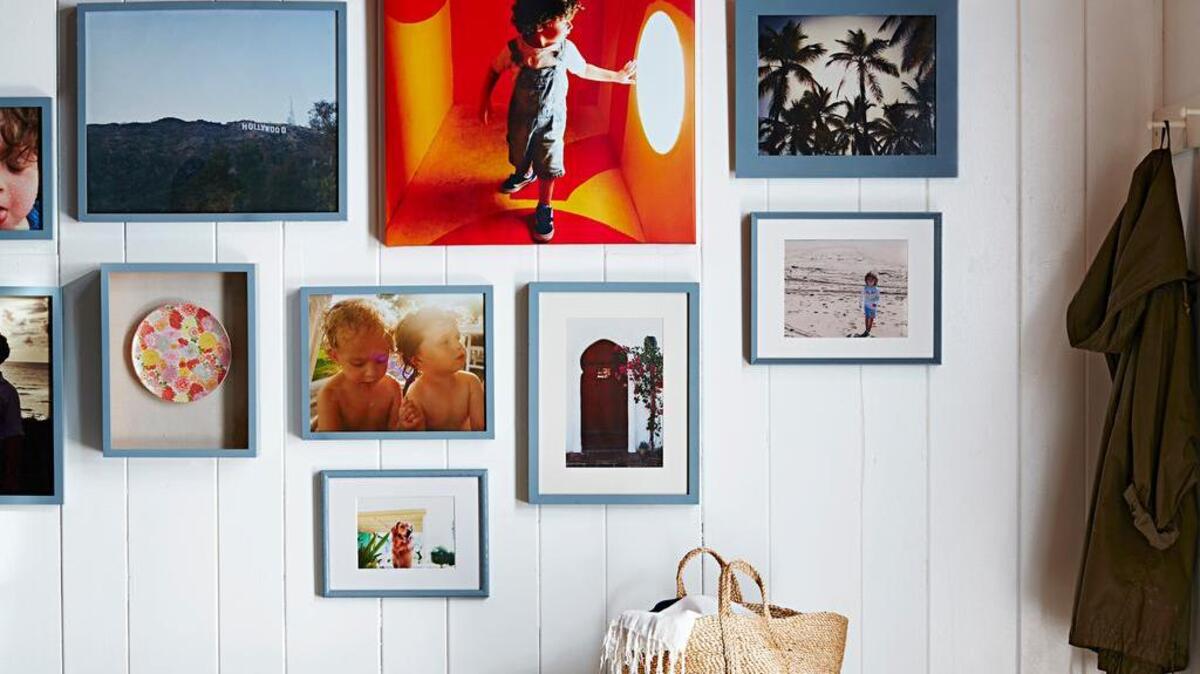 Framing isn’t just for photos: Mount objects with sentimental value — like vintage ceramics too special for everyday use — rather than storing them away.