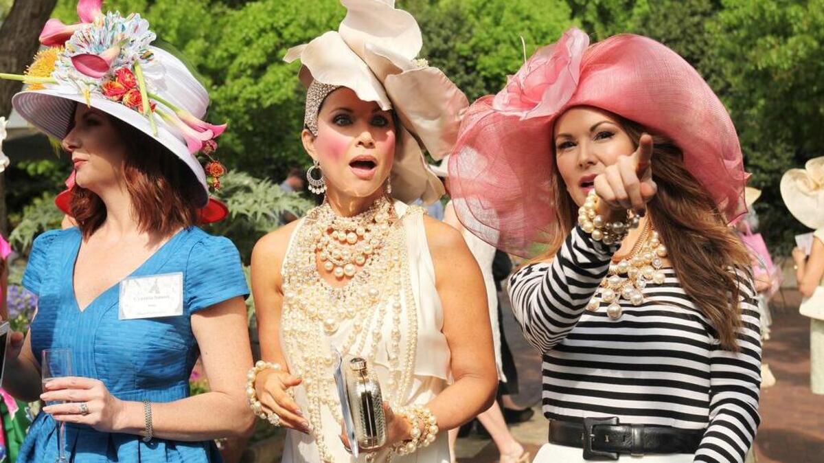 THE REAL HOUSEWIVES OF DALLAS -- Pictured: (l-r) Cynthia Smoot, LeeAnn Locken, Tiffany Hendra -- (Photo by: Bill Matlock/Bravo)