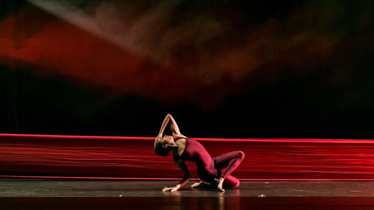 Christen Ashley Williams performing in “Unsettled Thoughts”