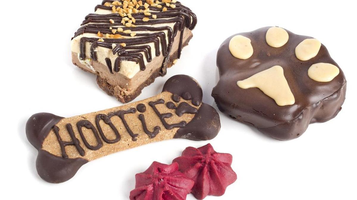 Dog treats from Three Dog Bakery.