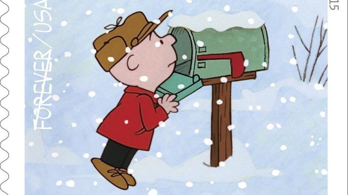 Add Charlie Brown Christmas stamps to your holiday list