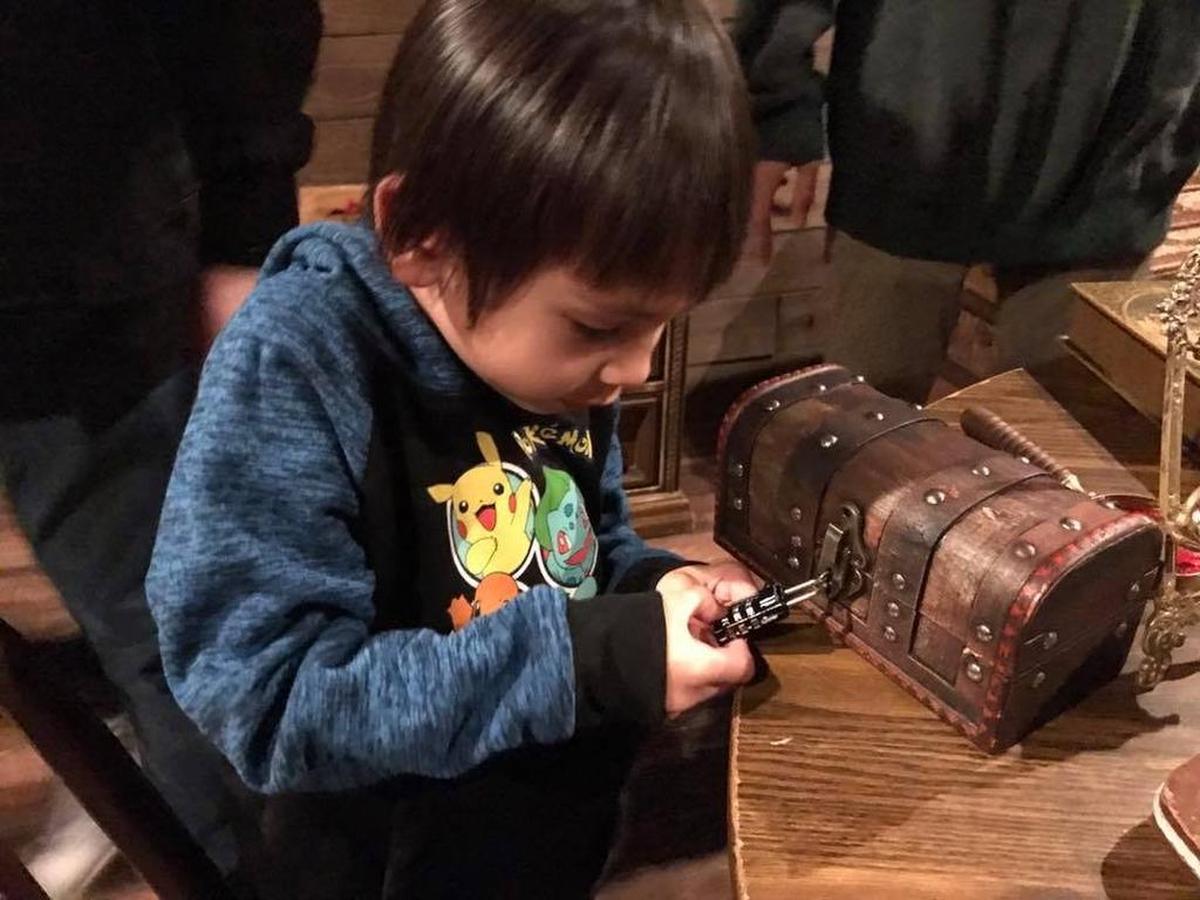 At the Secret Chambers in Fort Worth, children have fun learning how to solve puzzles.