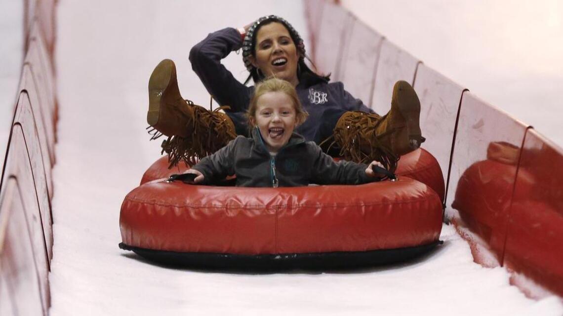 Where to see snow and ice in DFW 