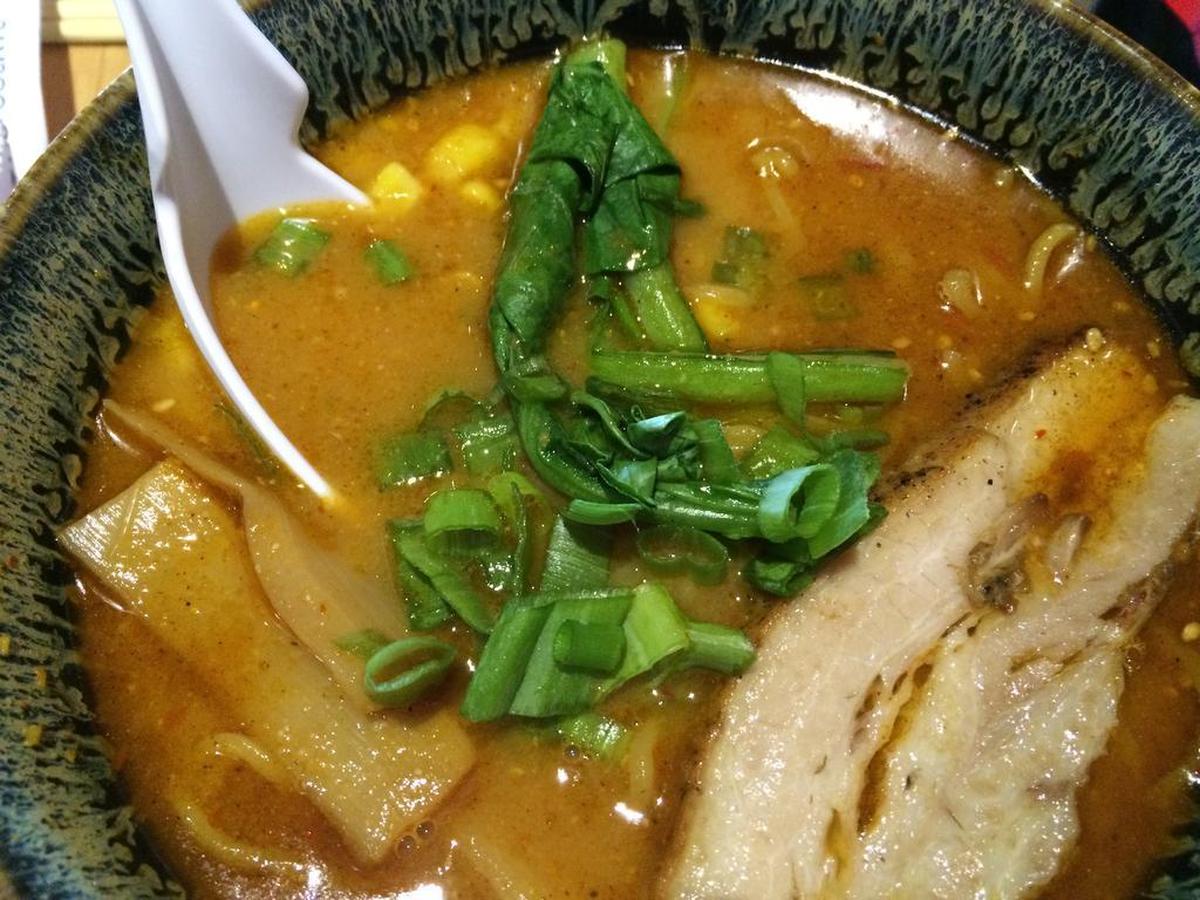 Try the classic ramen bowl with miso broth at Oni Ramen in Fort Worth.