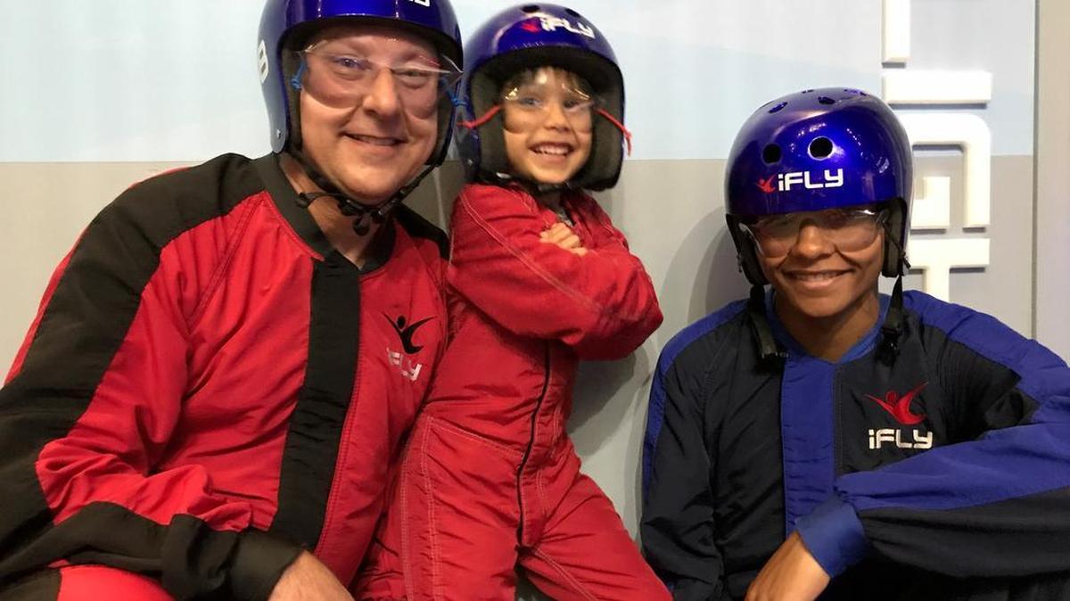 Children as young as 3 can experience indoor skydiving at iFly in Hurst.