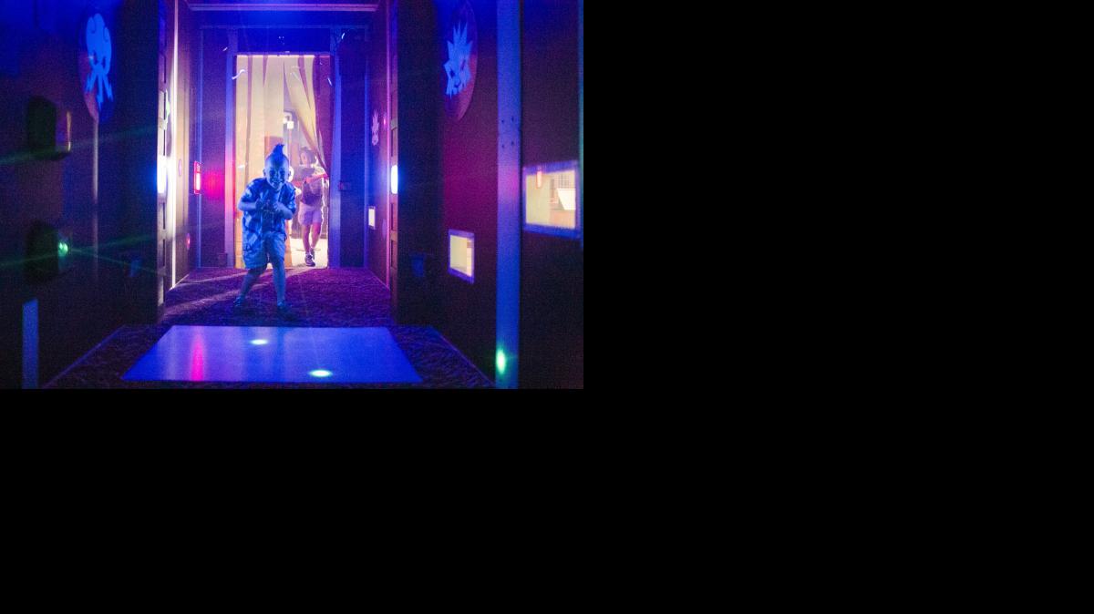 
How fast can you make it through the Ninjago Training Camp laser maze?
