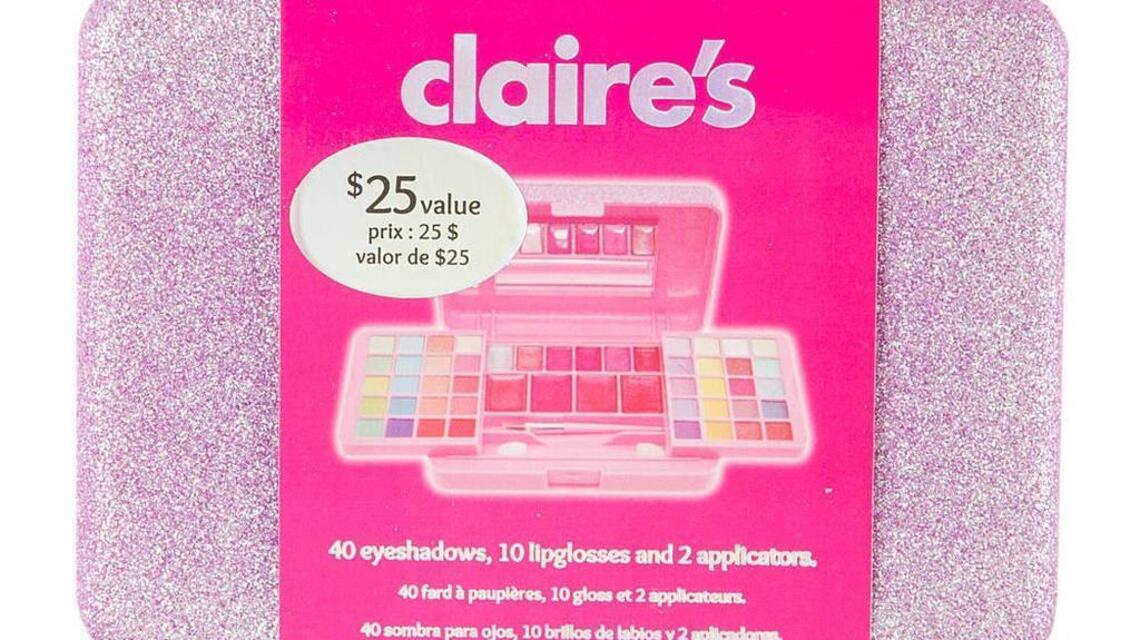 Uh-oh! Claire’s recalls makeup kits after several reportedly test positive for asbestos