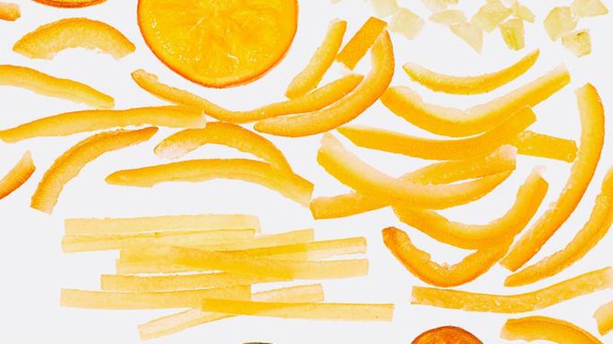 Candied citrus can add a sweet or tangy twist to a recipe.