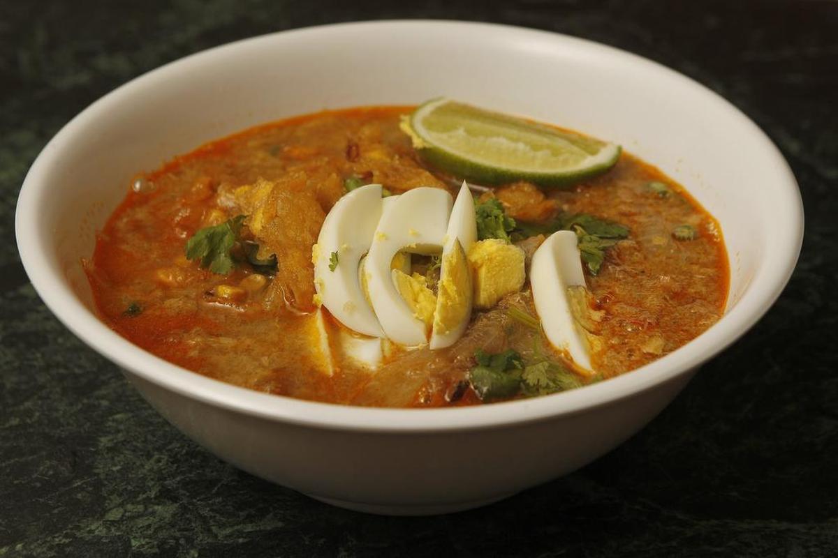The Mohinga at Pa Pa Wady Grocery Store on East Seminary Drive in Fort Worth