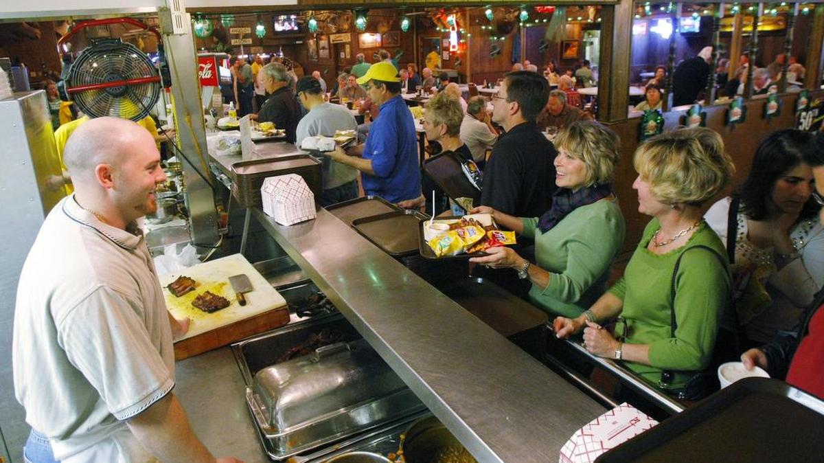 Angelo’s Bar-B-Que in Fort Worth made Robb Walsh’s “Ten in the City” list in the newly released cookbook.