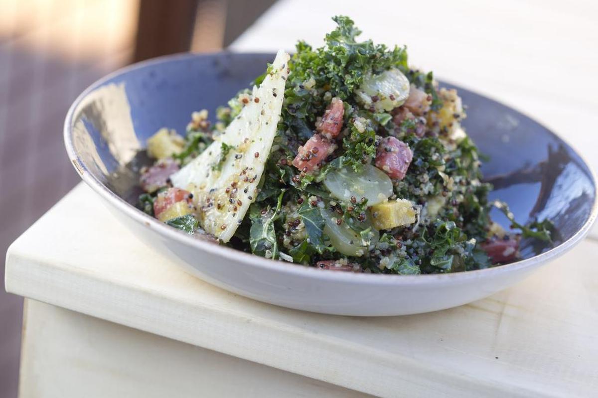 The little farmers salad at Press Cafe in Fort Worth