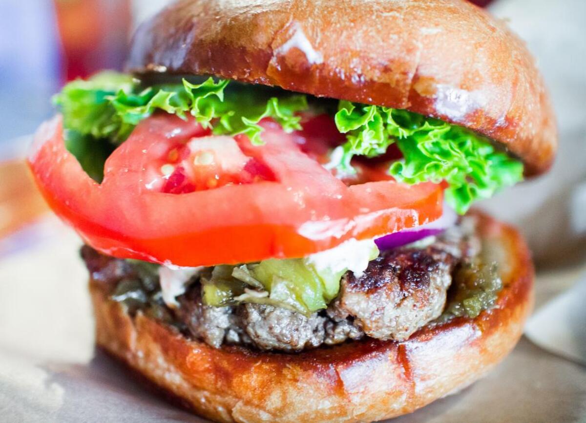 The Telluride burger at Rodeo Goat