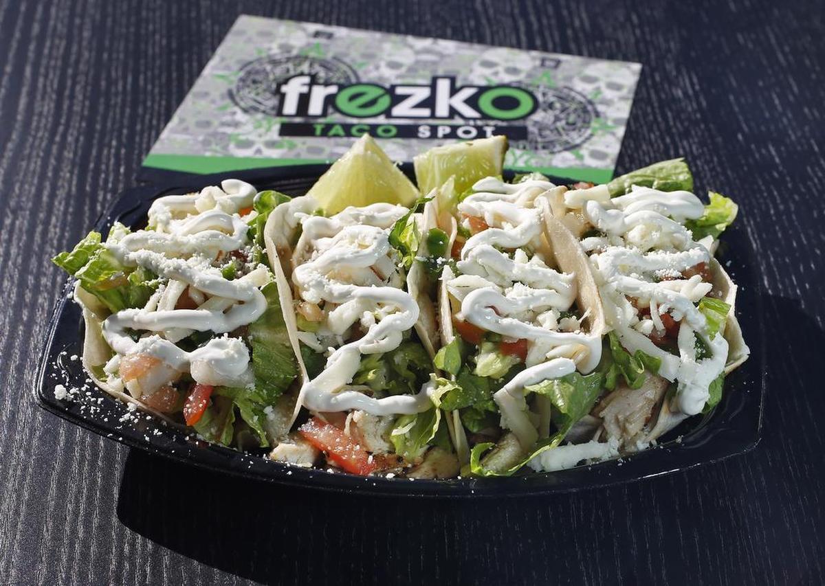 Pollo asado tacos at Frezko Taco Spot in Southlake