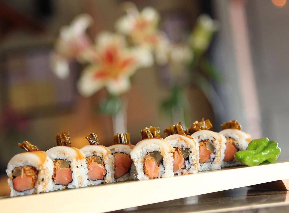 A Kinrei roll at Little Lilly Sushi.