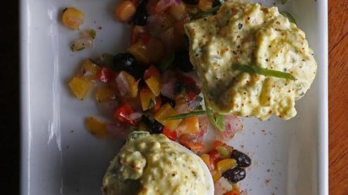 Deviled eggs at Redrock Canyon Grill in Southlake