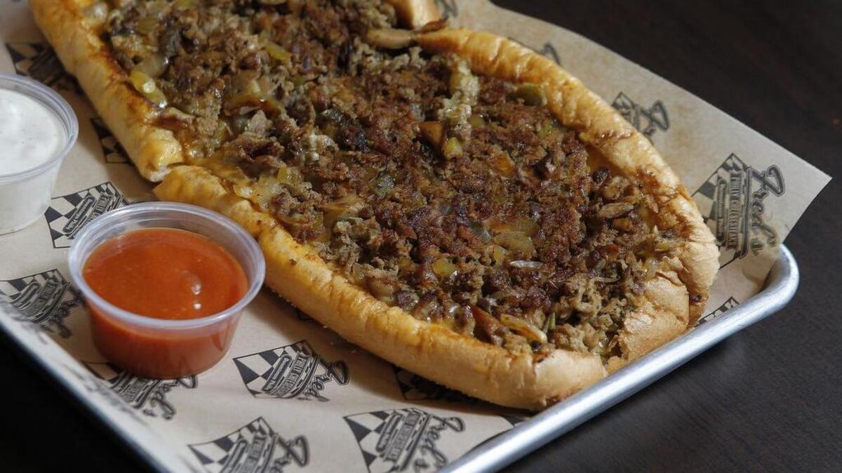 The Spectrum Cheesesteak at Fred's Downtown Philly in Fort Worth