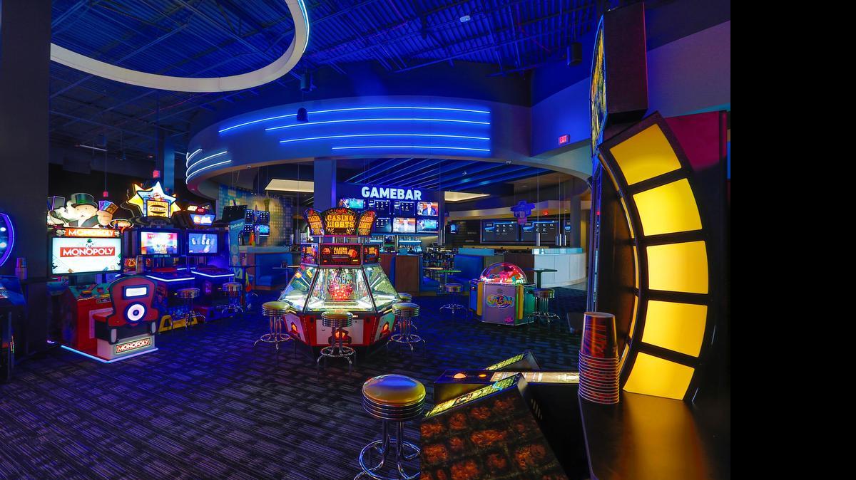 The Million Dollar Midway arcade at Dave & Buster’s. The new Euless location has more than 170 games.