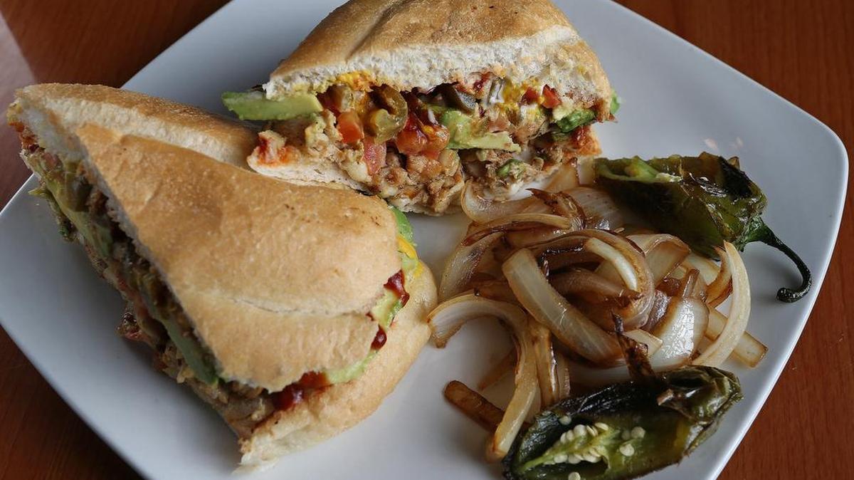 The pollo torta at Un Rincon de Mexico in Southlake