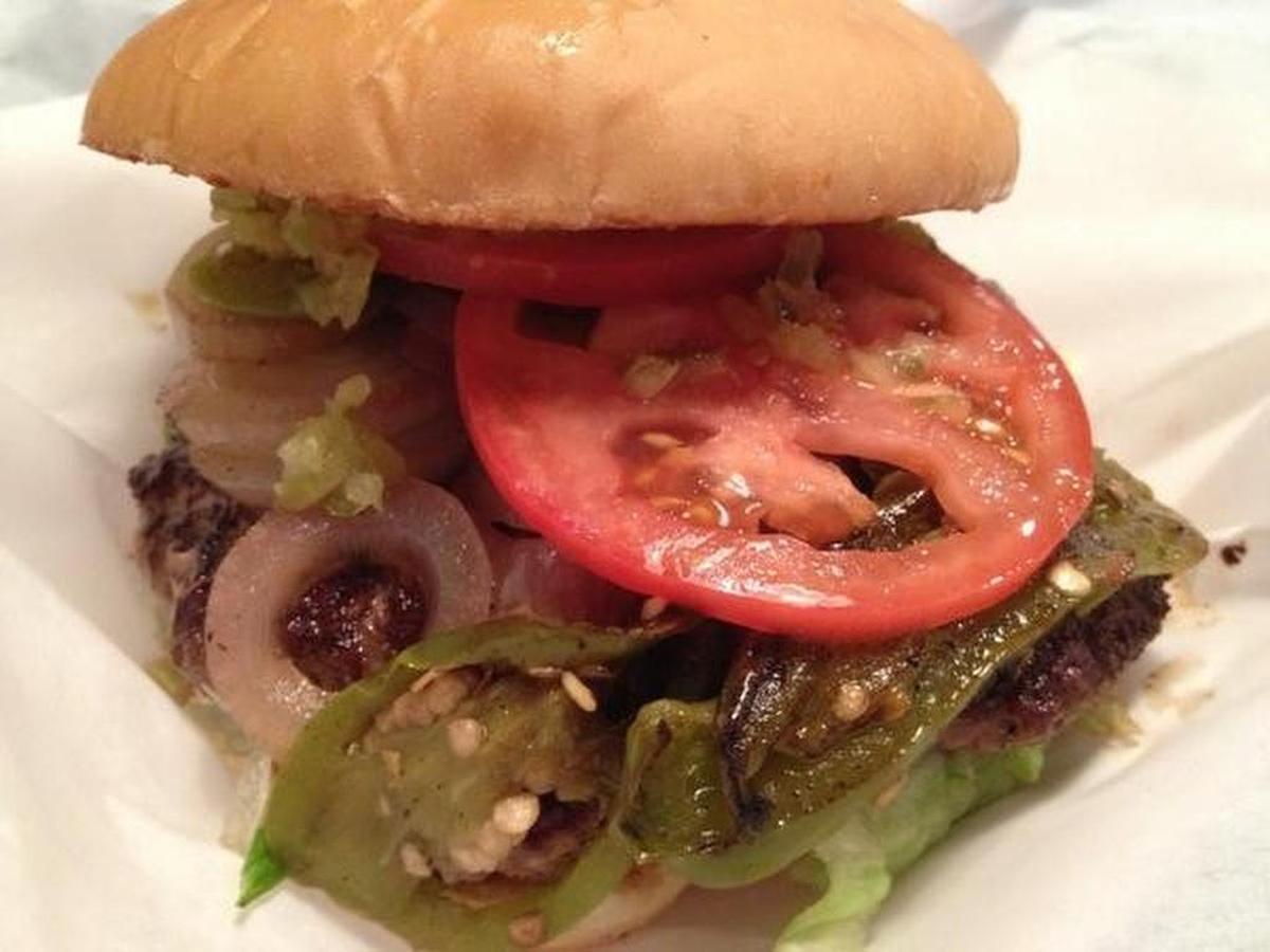 One of Maple & Motor’s burgers