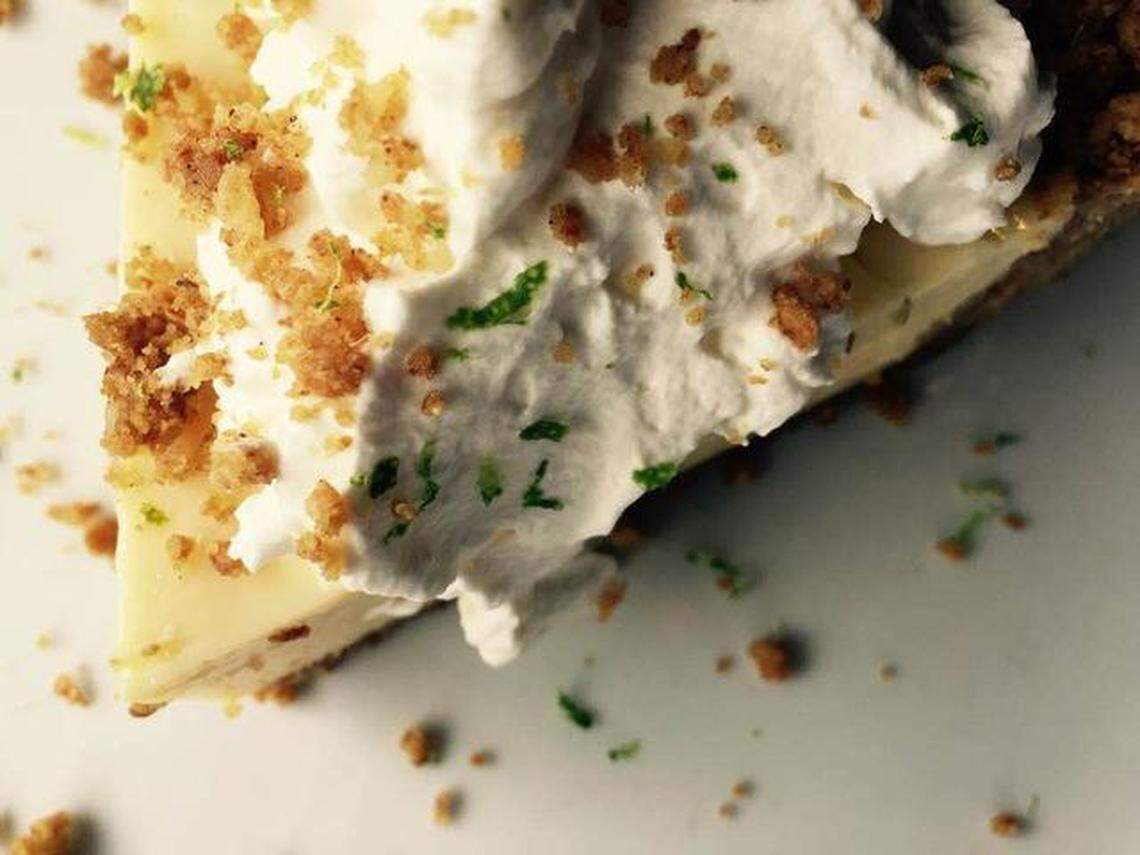 Key lime pie with a walnut-graham cracker crust at The Tavern Bar & Grill and the Little Tavern.