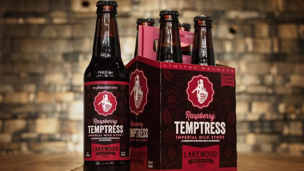 One of the new four-packs from Lakewood Brewing