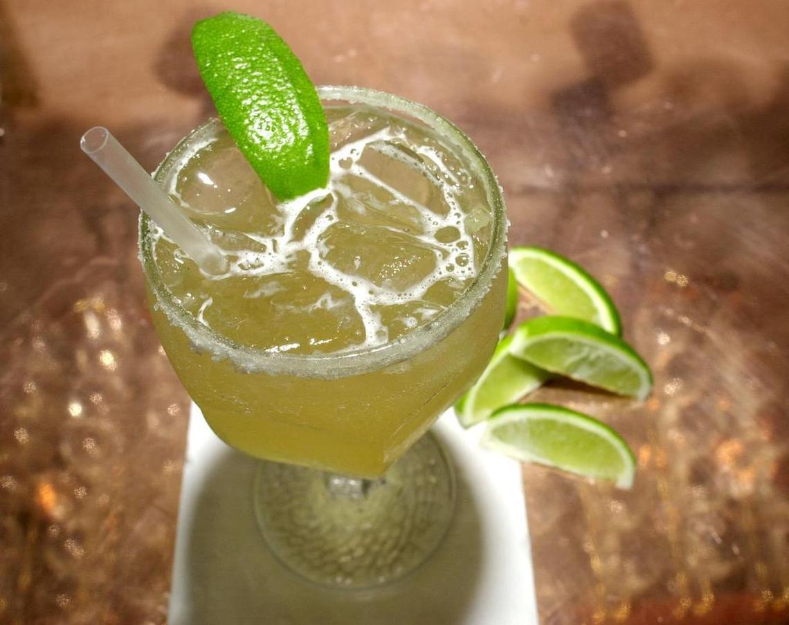 A margarita at La Playa Maya.