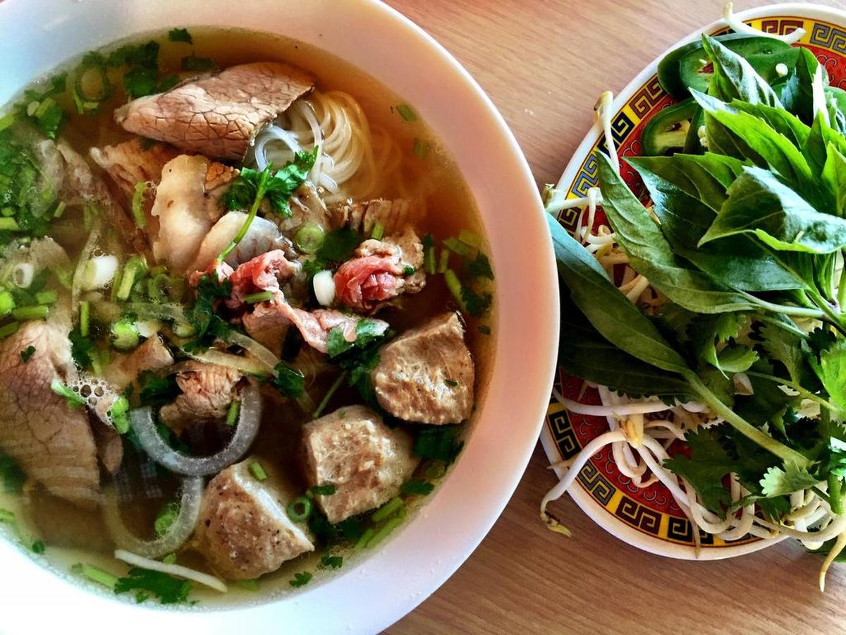 Beef pho at Pho Hop in Haltom City