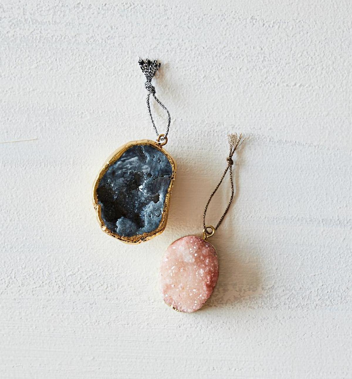 Dress up a small (or large) tree with these distinctive and stylish ornaments.