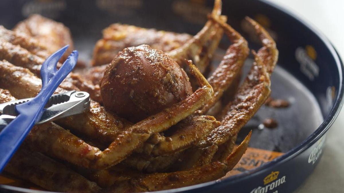 Bairdi crab boil at Shell Shack in Arlington .
