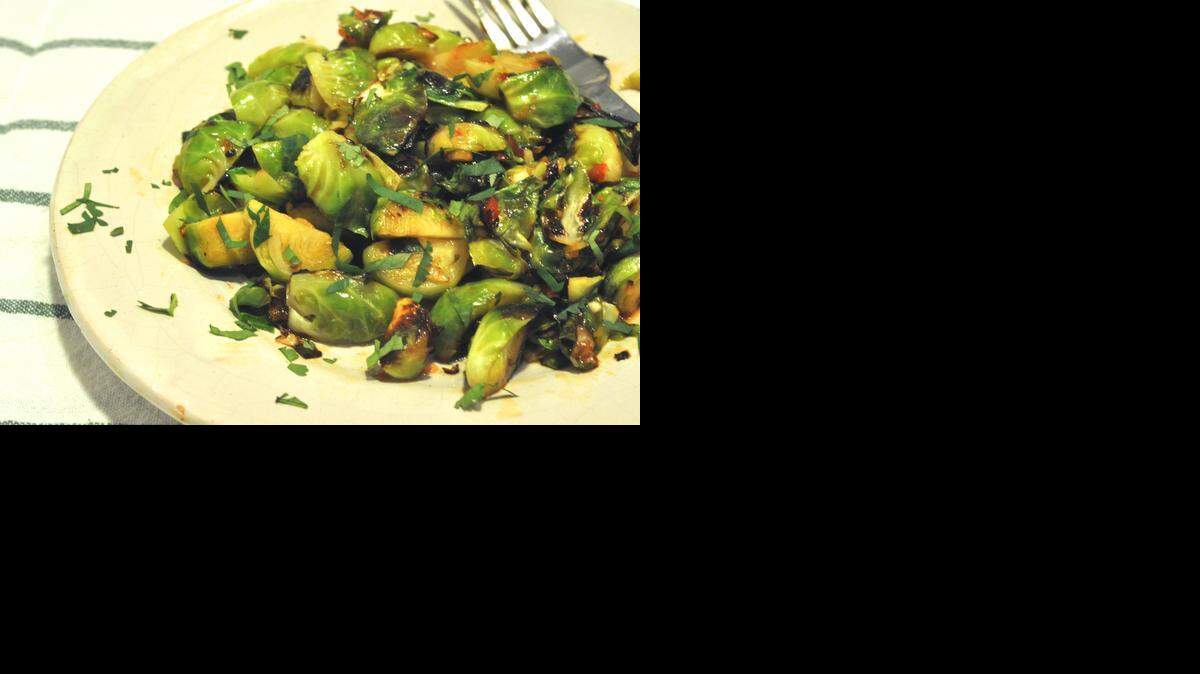 
Super-quick Asian Brussels sprouts will make you love the little choux even more.
