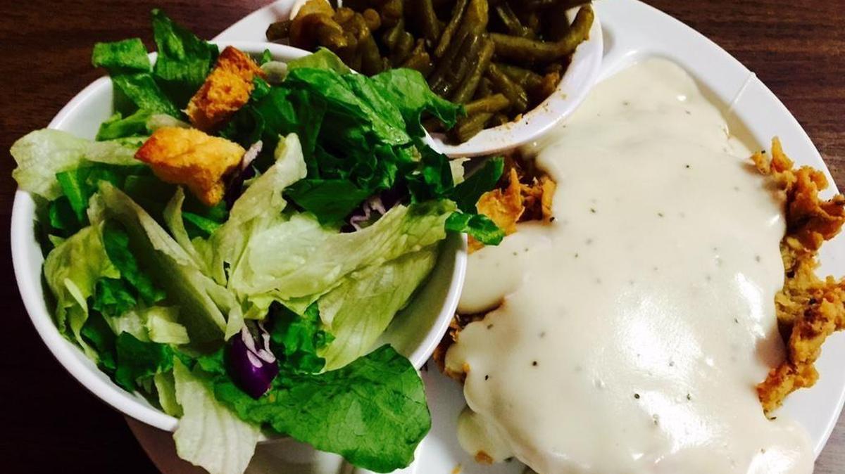 Chicken-fried steak is $5.99 Wednesdays at the Dixie House Cafes.
